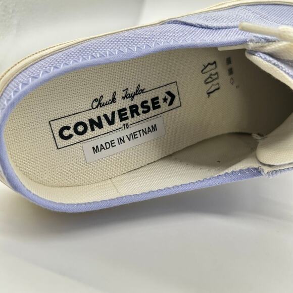 Converse‎ Mules Women 6 Men 8 Serene Sapphire Chuck Taylor 70 Mule Slip On NEW - Picture 8 of 12